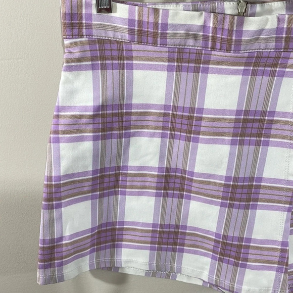 NWOT Altar’d State Plaid Mini Skort M - Picture 2 of 14